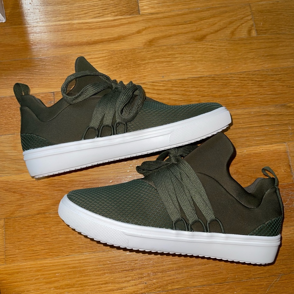 Steve Madden Green Sneakers - worn once